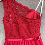 David's Bridal David bridal 10 apple red prom dress Photo 6