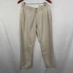 AG Adriano Goldschmied Womens Chinos Pants Beige Cotton Lyocell Stretch 25R Photo 12