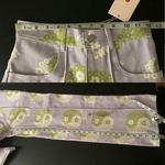 Lisa Says Gah LSG Jean UO Exclusive Printed Robyn Yin Yang Floral Peace Lavender Retro 25 NWT Photo 6