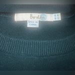 Boden teal Camille button shoulder detail knit sweater dress size 4R Photo 2