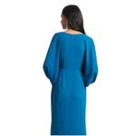 Sachin + Babi Womens Size 6 Teal Gabby V Neck Long Sleeve Beaded Maxi Gown NWT Photo 8