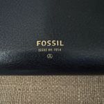 Fossil Black  Leather Wallet Photo 1