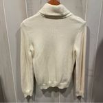 Ralph Lauren Cute creamy shawl collar gold toggle sweater classic cotton Photo 9