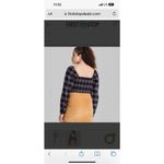 Wild Fable Brand New Womens Gray Plaid Cropped Crop Top Blouse - Sz S Photo 2