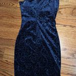 Honey and Rosie Blue Sparkly Short Dress Photo 1