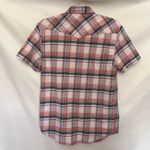 Lucky Brand  Pearl Snap Western Shirt Womens Sz S Y2K Rodeo Plaid Stretch Cowgirl Photo 4
