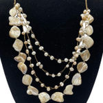 J.Jill  Multi Strand Freshwater Pearl Signed Necklace Photo 0