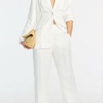 J.Crew Cupro Blend Women's Trouser in Ivory B1237 Size 6 Photo 0