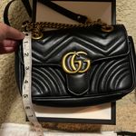 Gucci  Marmont Black & Gold Bag Photo 1