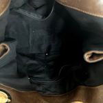 Foley and Corinna Leather Shoulder Bag Brown Gold Turnkey Boho Photo 9