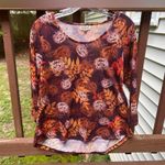 One World  Womens Fall Pumpkin Halloween 3/4 Sleeve Pullover Casual Shirt|Size:M Photo 12