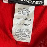 Vintage C. D. Petites Size Small Vibrant Red Midi Pencil Skirt Bold Costume Photo 3