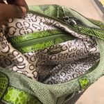 Guess Y2K Mcbling Green Snake Faux Leather Shoulder Hobo Hand Bag Purse Monogram 2000s Vintage Trendy Baddie #streetwear #goth #punk #cyber #whimsygoth Photo 2
