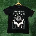 Black Craft Lunar Seance Witchcraft Poster Tee L Photo 0