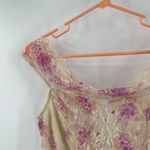 Free People INTIMATELY  Bodysuit Large Spring Soiree Printed Lace Floral NWT Photo 6