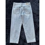 Volcom Women's Hockey Dad Jeans Light Wash Cropped Wide Leg Denim Size 32 Photo 5