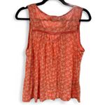 Lucky Brand Peach Boho Print Tank Top- Size Medium Photo 1