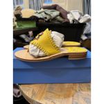Jack Rogers BEADED ICON SANDALS SLIDES NIB BOX SUNFLOWER YELLOW Size 5 M Photo 1
