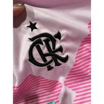 Adidas RARE  Flamengo Pink October women's soccer Jersey Size Medium Photo 2