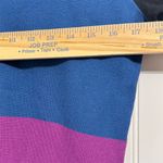 Doncaster L Colorblock Sweater Dark Academia Mod Geometric Knit Vtg Purple Y2K Photo 3