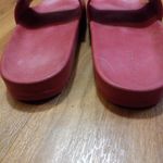 Tommy Hilfiger Hilfiger Slides 8 Women's Striped Red White Blue Sandals Slippers Shoes Photo 5