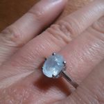 Moon Glow Moonstone Lunar Radiance Sterling Silver Ring (Size 11) Photo 11