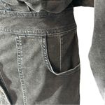 Free People Bo Denim Mini Dress Black M Vintage Western 90s Photo 8