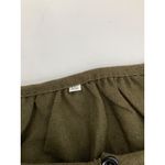 Mini bee Womens Olive Green Linen Blend Short Sleeve Tunic Top XXL Lagenlook Photo 2