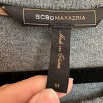 BCBGMAXAZRIA Gray Cream Black Color-block Knit Stretchy Sweater Dress Size M Photo 7