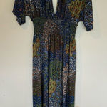 5th & Love  Blue and Green Maxi Dress Photo 0