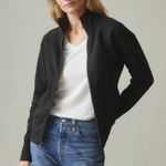 American Giant Women's Moto Full Zip Size XL Made In USA Black Photo 0