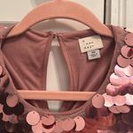 A New Day Pink Sequin Crop Top – Party Statement Piece by  Photo 5