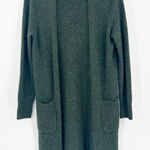 J.Crew Mercantile XS Olive Green Alpaca Blend Long Open Front Cardigan Sweater Photo 0