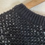 Marc by Marc Jacobs Vintage Y2K  Black Wool Sequin Zip Cardigan Sweater Medium Photo 9