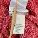 Gap  Pink Marled Y2K Style  V-Neck Sweater S Clean Girl Cozycore 100% Cotton Knit Photo 7