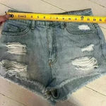 BDG  High Rise Dree Cheeky Distressed Denim Shorts Size 28 Photo 2