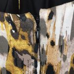 Jovani Women’s Animal Print Beaded Open Side Leg Slit Strapless Maxi Dress Photo 9