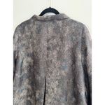 Eileen Fisher Textured Metallic Brocade Kimono Jacket Women L G Photo 2