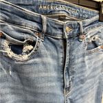 American Eagle Super Hi-Rise Flare Distressed 90s Bell Bottom Stretch Jeans Photo 2