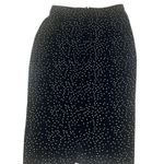 ZARA  Women's Black Polka Dot Midi Skirt Size Standard S Casual Photo 6