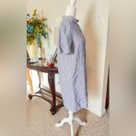 Tahari Striped Shirtdress – Size Small – 100% Linen Photo 4