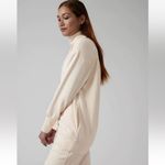 Athleta Balance Cinch Turtleneck Sweatshirt Chantilly Cream Size S Photo 15