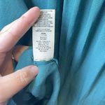 Free People ‎ COWLING AROUND DRAPEY FLOWY BOHO ROMANTIC TOP BLOUSE TEAL Size XS Photo 5