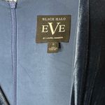 Black Halo Finnegan Gown in Blue Slate Size 2 Photo 6