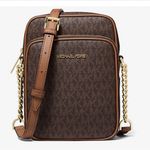 Michael Kors NWT  Jet Set Travel Medium Logo Crossbody Bag Photo 0