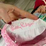 Lilly Pulitzer  she's a fox buttercup shorts scalloped chinos Barbie pink print Photo 6