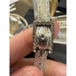 Badgley Mischka Jewel LEXIE Wedge Wedding Party Sandal, Silver Size 9.5 Photo 8