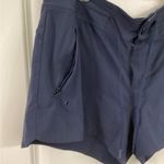Athleta  Women's Swim Coverup Shorts - Navy Blue Photo 1