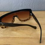 Street west Celine style Big frame square sunglasses Brown Photo 5