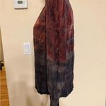 Bella Dahl Top Mock Neck Smocked Cuff Top Wild Berry Size Medium Long Sleeve Photo 1